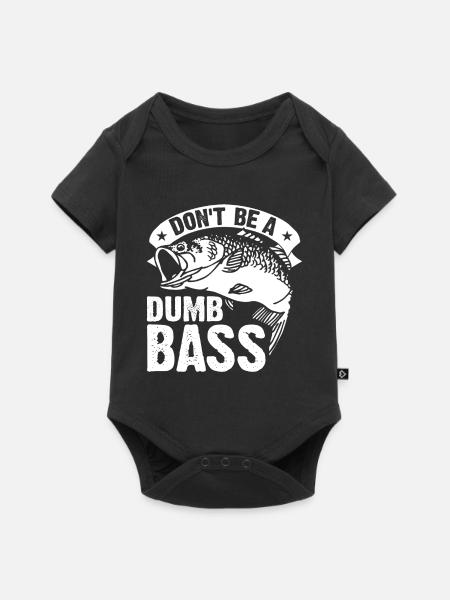 Sei Kein Dummer Bass - Baby Premium Kurzarmbody - Schwarz