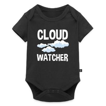 Meteorologe Meteorologie Sturmjäger Geschenk - Baby Premium Kurzarmbody - Schwarz - Vorne