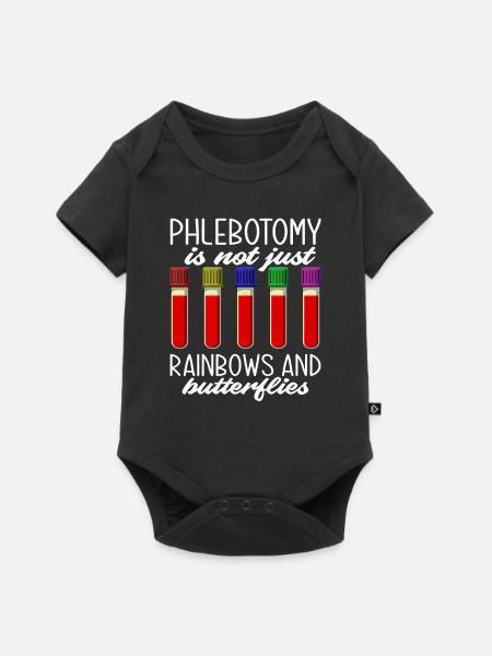 Punktionskraft - Baby Premium Kurzarmbody - Schwarz