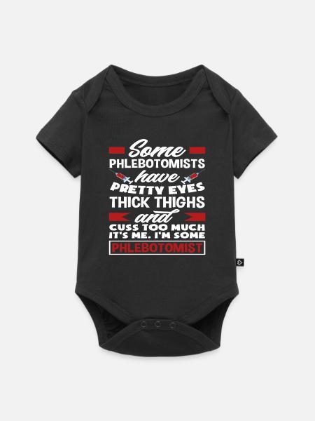 Punktionskraft - Baby Premium Kurzarmbody - Schwarz