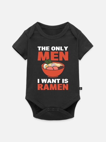 Ramen-Nudeln Ramenliebhaber - Baby Premium Kurzarmbody - Schwarz