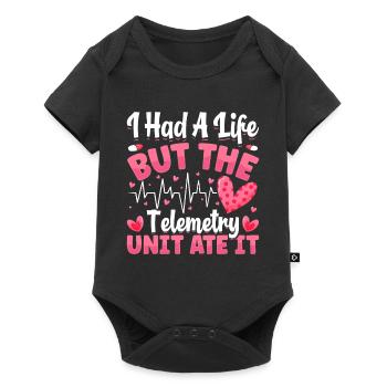 Nursing Assistant Design - Baby Premium short-sleeve bodysuit - black - Front