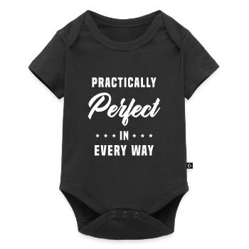 Pratiquement parfait à tous points de vue - Body à manches courtes Premium Bébé - noir - Devant