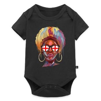 Georgia - Baby Premium short-sleeve bodysuit - black - Front