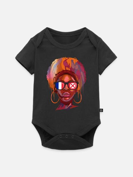 Wallis und Futuna - Baby Premium Kurzarmbody - Schwarz