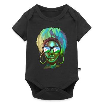 Djibouti - Baby Premium short-sleeve bodysuit - black - Front
