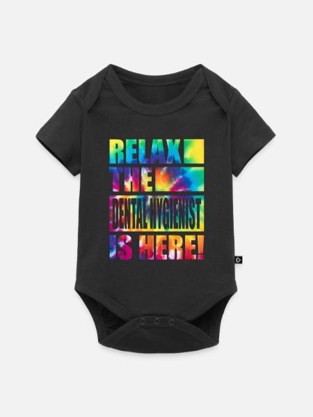 Dental Hygienist Lustiger Spruch - Baby Premium Kurzarmbody - Schwarz