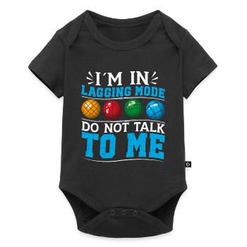 Funny Bocce Game - Baby Premium short-sleeve bodysuit - black - Front