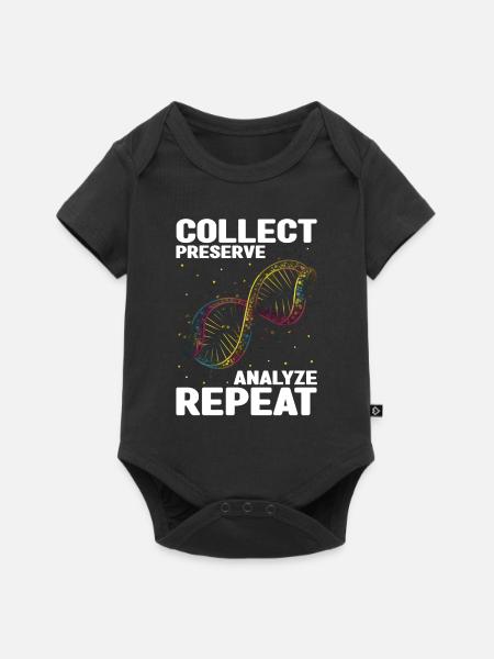 Forensischer Wissenschaftlicher Ermittler - Baby Premium Kurzarmbody - Schwarz