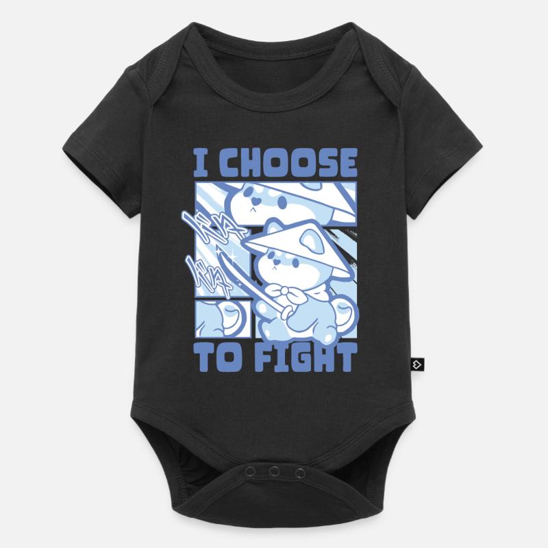 I choose fight - Baby Premium short-sleeve bodysuit - black