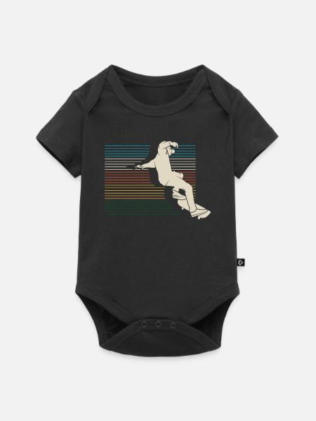 Skateboard - Baby Premium Kurzarmbody - Schwarz