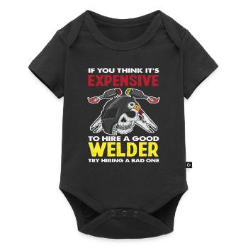 Soudeur - Body à manches courtes Premium Bébé - noir - Devant