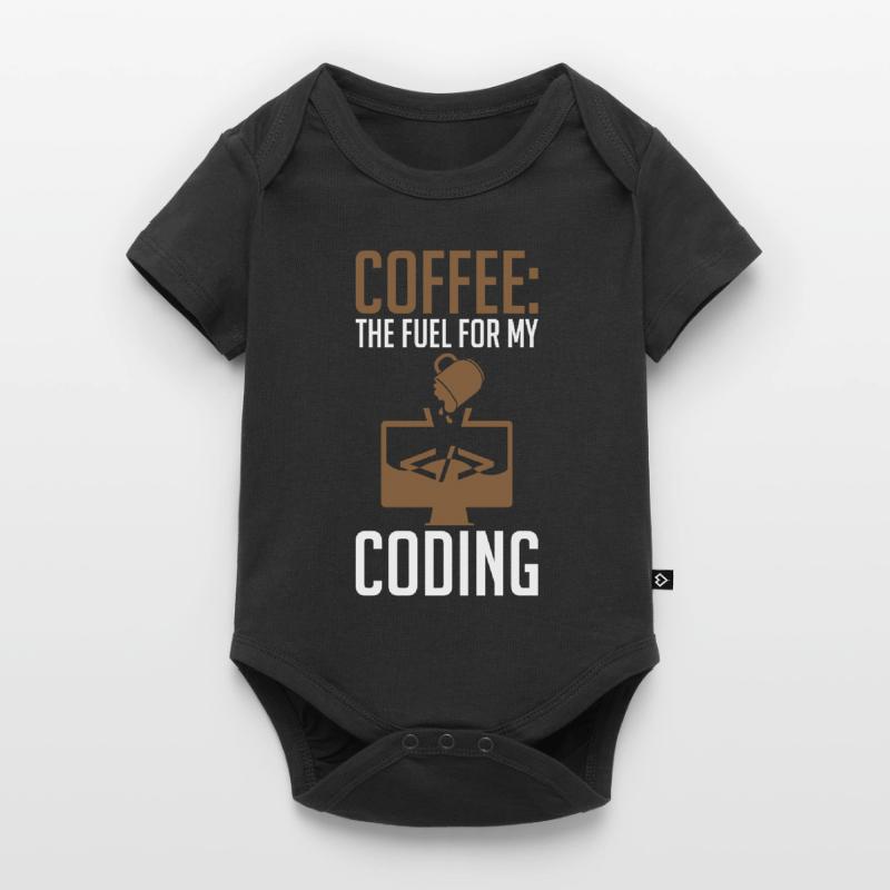 Coder Coffee Le carburant de mon codage Body à manches courtes Premium Bébé