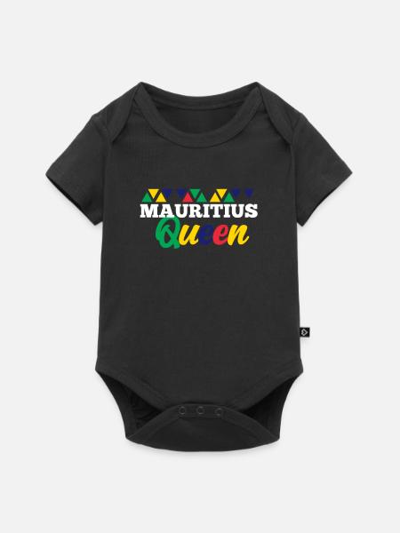 Mauritius - Baby Premium short-sleeve bodysuit - black