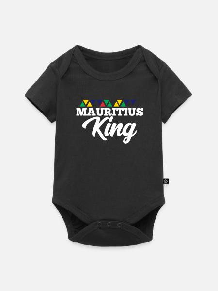 Mauritius - Baby Premium Kurzarmbody - Schwarz