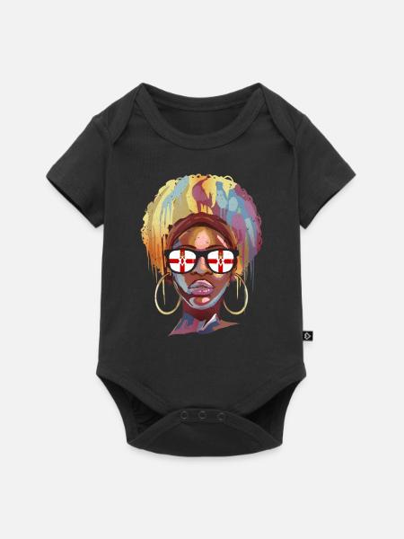 Nordirland - Baby Premium Kurzarmbody - Schwarz
