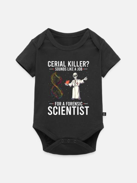 Forensischer Wissenschaftlicher Ermittler - Baby Premium Kurzarmbody - Schwarz