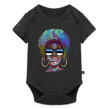 Estonia - Baby Premium short-sleeve bodysuit - black - Front