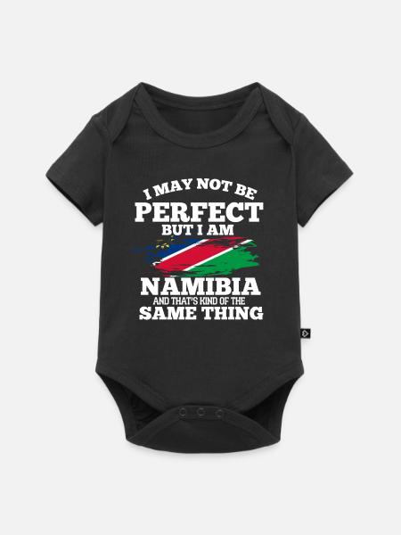 Namibia - Baby Premium Kurzarmbody - Schwarz