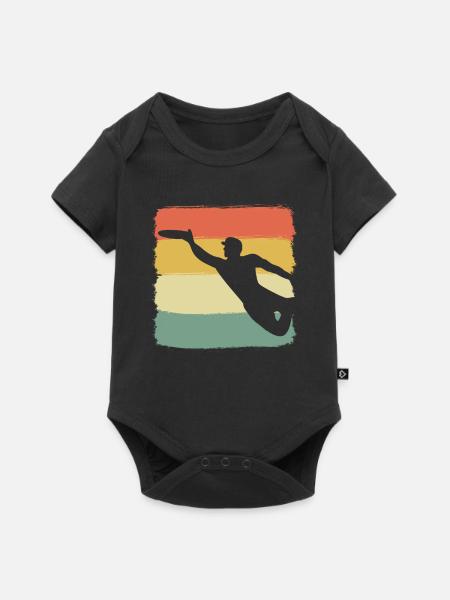 Ultimate Frisbee-Spieler - Baby Premium Kurzarmbody - Schwarz