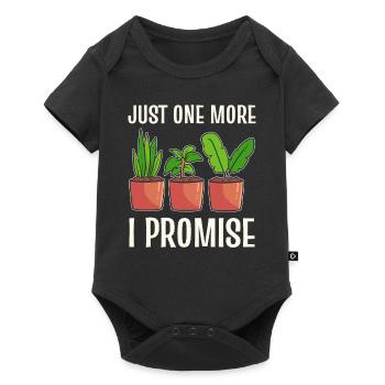 Just One More I Promise Gärtner - Baby Premium Kurzarmbody - Schwarz - Vorne