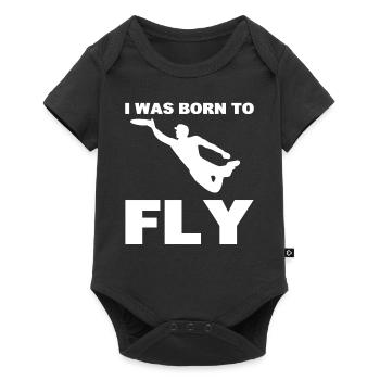 Ultimate Frisbee-Spieler - Baby Premium Kurzarmbody - Schwarz - Vorne