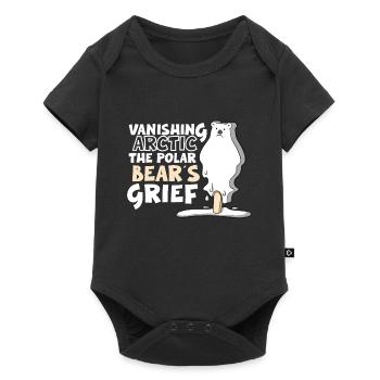 Polar Bear Global Warming Arctic Seal Hunt - Baby Premium short-sleeve bodysuit - black - Front