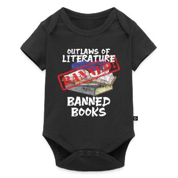 Reading forbidden books. Reading forbidden books. - Baby Premium short-sleeve bodysuit - black - Front