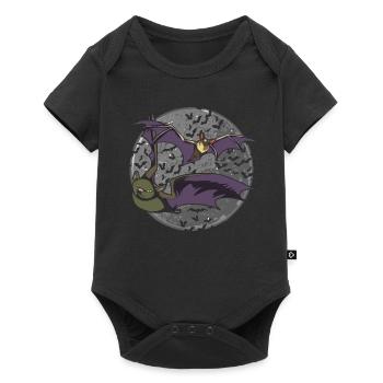 Full Moon Bat Swarm Gift Bat - Body à manches courtes Premium Bébé - noir - Devant