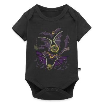 Animal Lover Night Animal Gift Bat - Body à manches courtes Premium Bébé - noir - Devant