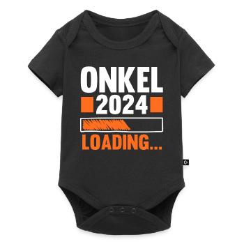 Werdender Onkel 2038 - Baby Premium Kurzarmbody - Schwarz - Vorne