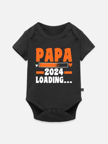 Werdender Papa 2027 - Baby Premium Kurzarmbody - Schwarz