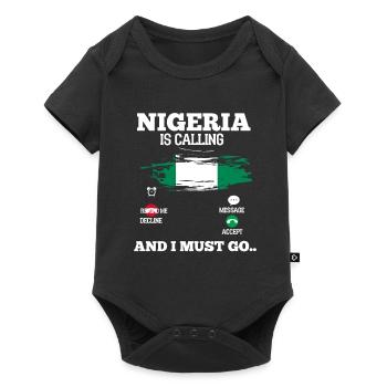 Nigéria - Body à manches courtes Premium Bébé - noir - Devant