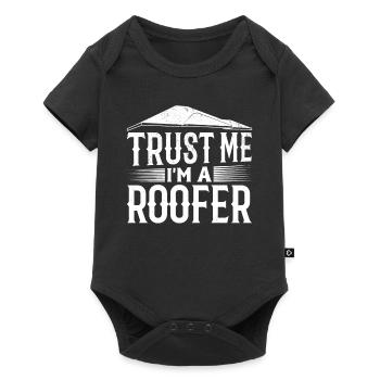 Roofing Contractor Roof Worker - Trust Me I'm A Ro - Baby Premium short-sleeve bodysuit - black - Front