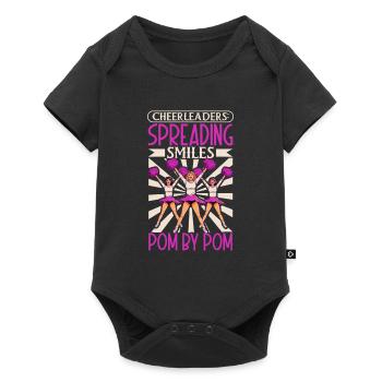 Tenue de pom-pom girl - Body à manches courtes Premium Bébé - noir - Devant