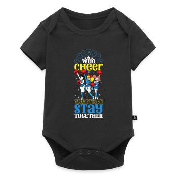 Tenue de pom-pom girl - Body à manches courtes Premium Bébé - noir - Devant