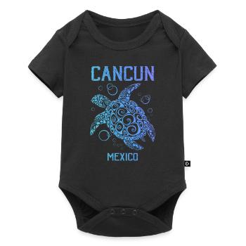 Cancun Mexico Sea Turtle Boys Girls Toddler - Baby Premium short-sleeve bodysuit - black - Front