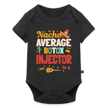 Nacho Durchschnittlicher Botox Injektor Mexiko - Baby Premium Kurzarmbody - Schwarz - Vorne