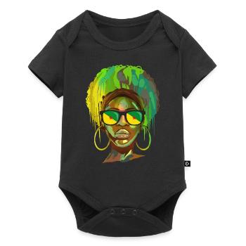 Guyane française - Body à manches courtes Premium Bébé - noir - Devant