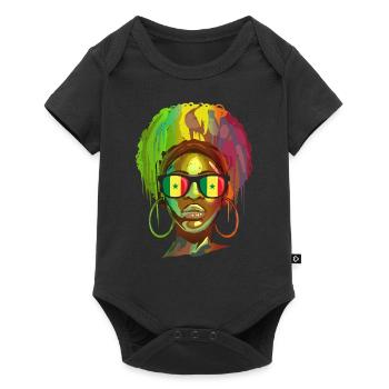 Senegal - Baby Premium short-sleeve bodysuit - black - Front