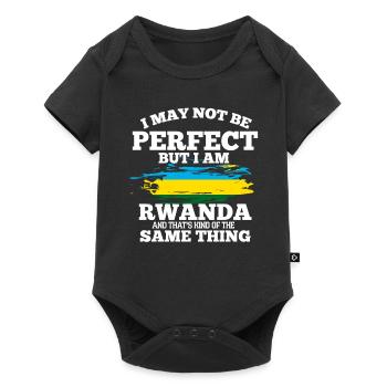 Rwanda - Body à manches courtes Premium Bébé - noir - Devant