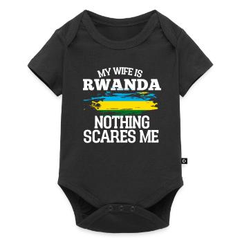 Rwanda - Body à manches courtes Premium Bébé - noir - Devant