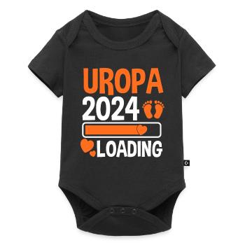 Werdender Uropa 2025 - Baby Premium Kurzarmbody - Schwarz - Vorne