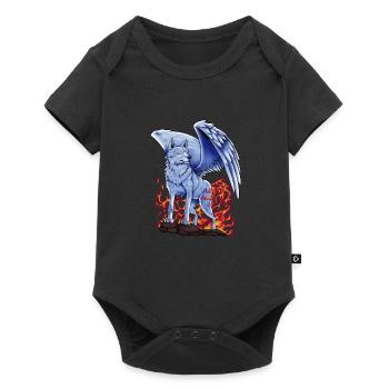 Slavic god Simargl - Baby Premium short-sleeve bodysuit - black - Front