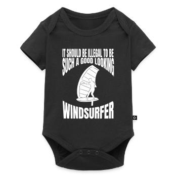 Planche à voile Kitesurfers Windsurfers Kitesurf - Body à manches courtes Premium Bébé - noir - Devant