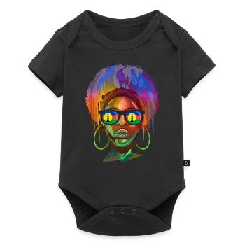 Nouvelle Calédonie - Body à manches courtes Premium Bébé - noir - Devant