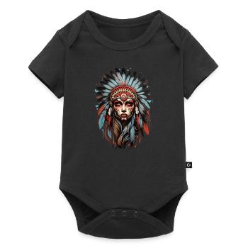 Native Americans - Baby Premium short-sleeve bodysuit - black - Front