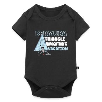 Mysterious enforced disappearances in the Bermuda Triangle - Baby Premium short-sleeve bodysuit - black - Front
