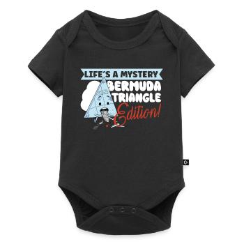 Mysterious enforced disappearances in the Bermuda Triangle - Baby Premium short-sleeve bodysuit - black - Front