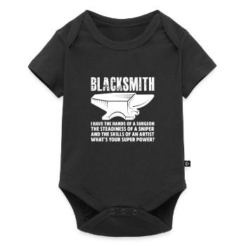 Blacksmith Schiede Anvil Cutler Gift - Baby Premium short-sleeve bodysuit - black - Front